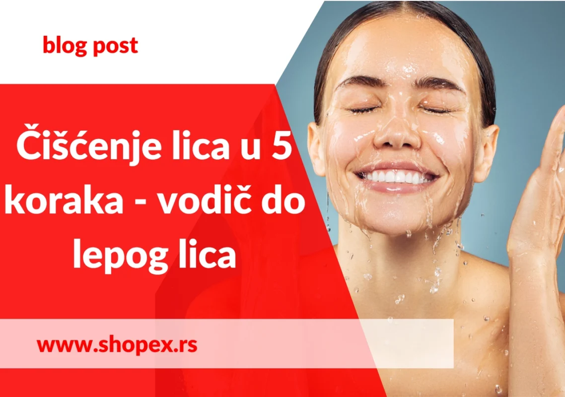 Čišćenje lica u 5 koraka shopex