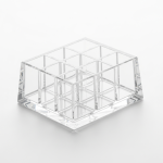 Kristalni organizator za karmine sa 9 odeljaka, akrilni, providan