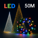 Novogodišnje LED lampice 50m za jelku i kućnu dekoraciju - glavna slika