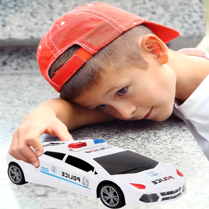 Policijski autić sa zvučnim i svetlosnim efektima - glavna slika